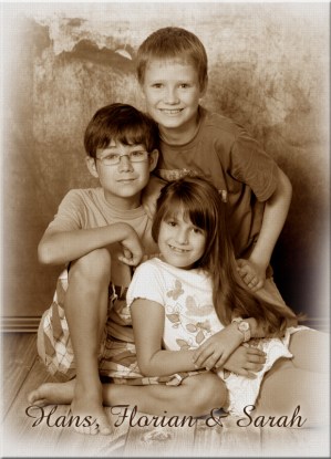 Leinwand (sepia) (beispielhaft mit Text)